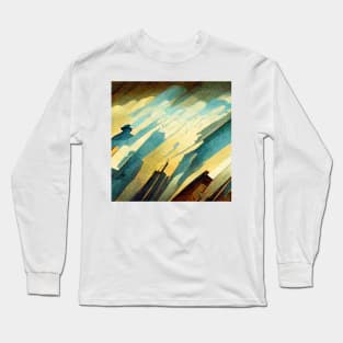 Oil Paint Surrealist Long Sleeve T-Shirt